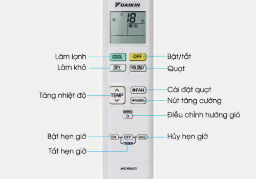 [Chi tiết] Cách sử dụng máy lạnh Daikin âm trần remote