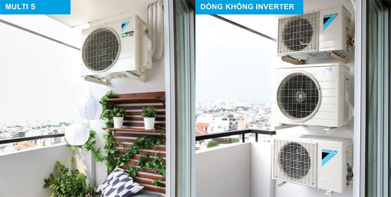 Máy lạnh Multi S Daikin MKC70SVMV/CTKC35RVMV + CTKC50SVMV Inverter 3.0Hp (Combo Khuyến mãi)