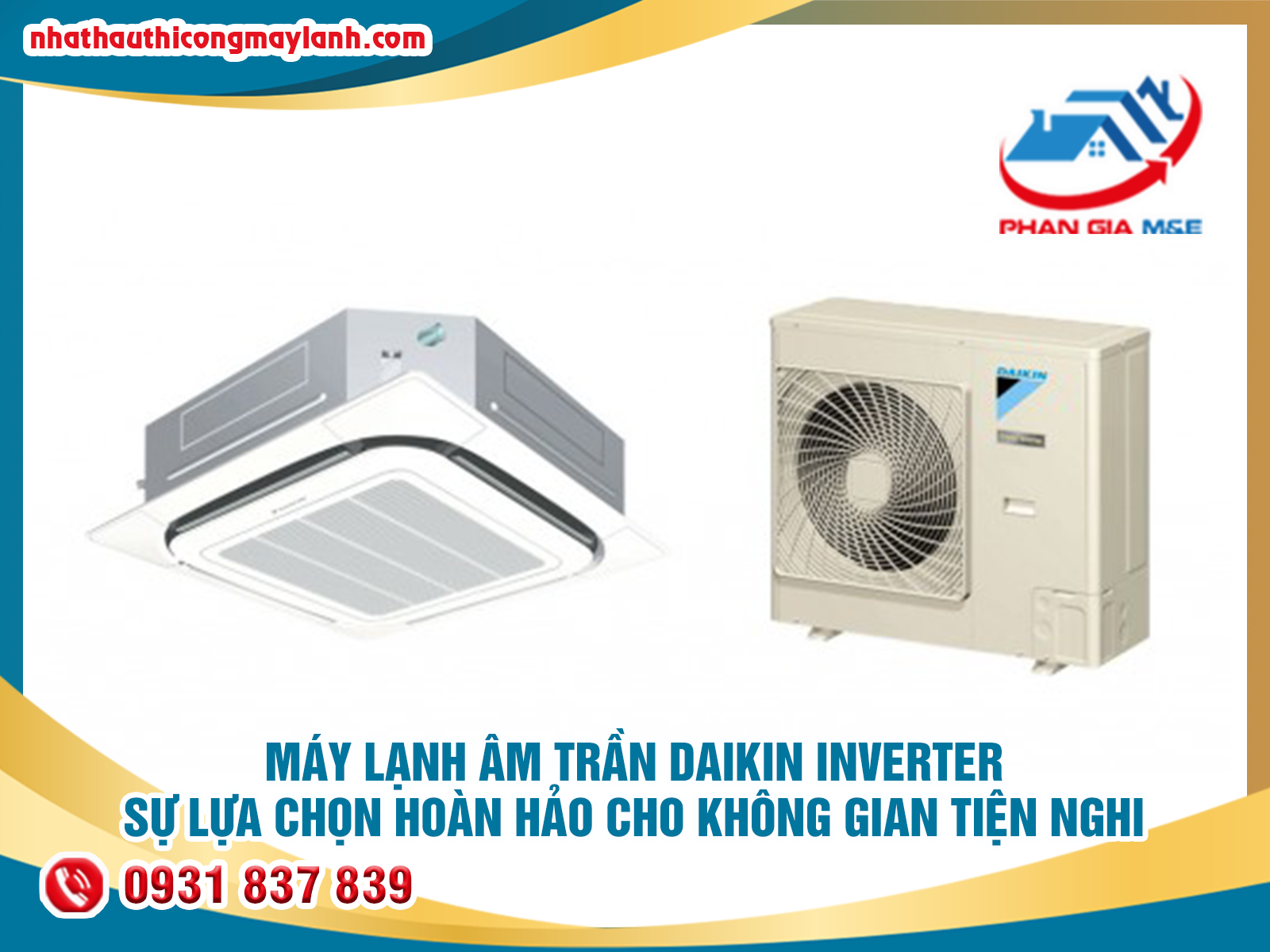 Máy lạnh âm trần Daikin Inverter