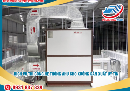 Hệ thống điều hòa AHU chất lượng cao